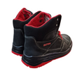ELTEN MAVERICK Black-Red Mid ESD S3 Sicherheitsstiefel Unisex Gr. 38 Schwarz/Rot