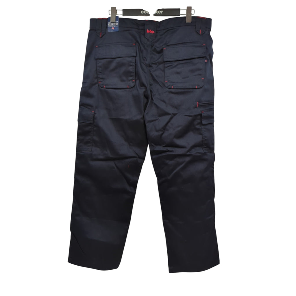Lee Cooper LCPNT206 Herren Cargo-Arbeitshose Kniepolster 40W/31L Marine