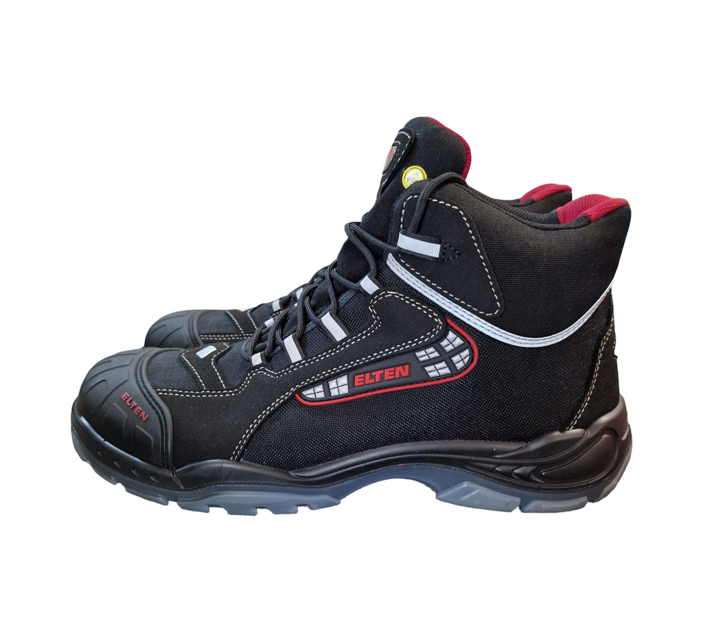 ELTEN SANDER Pro ESD S3 Sicherheitsschuhe Herren Gr. 47 Schwarz/Rot