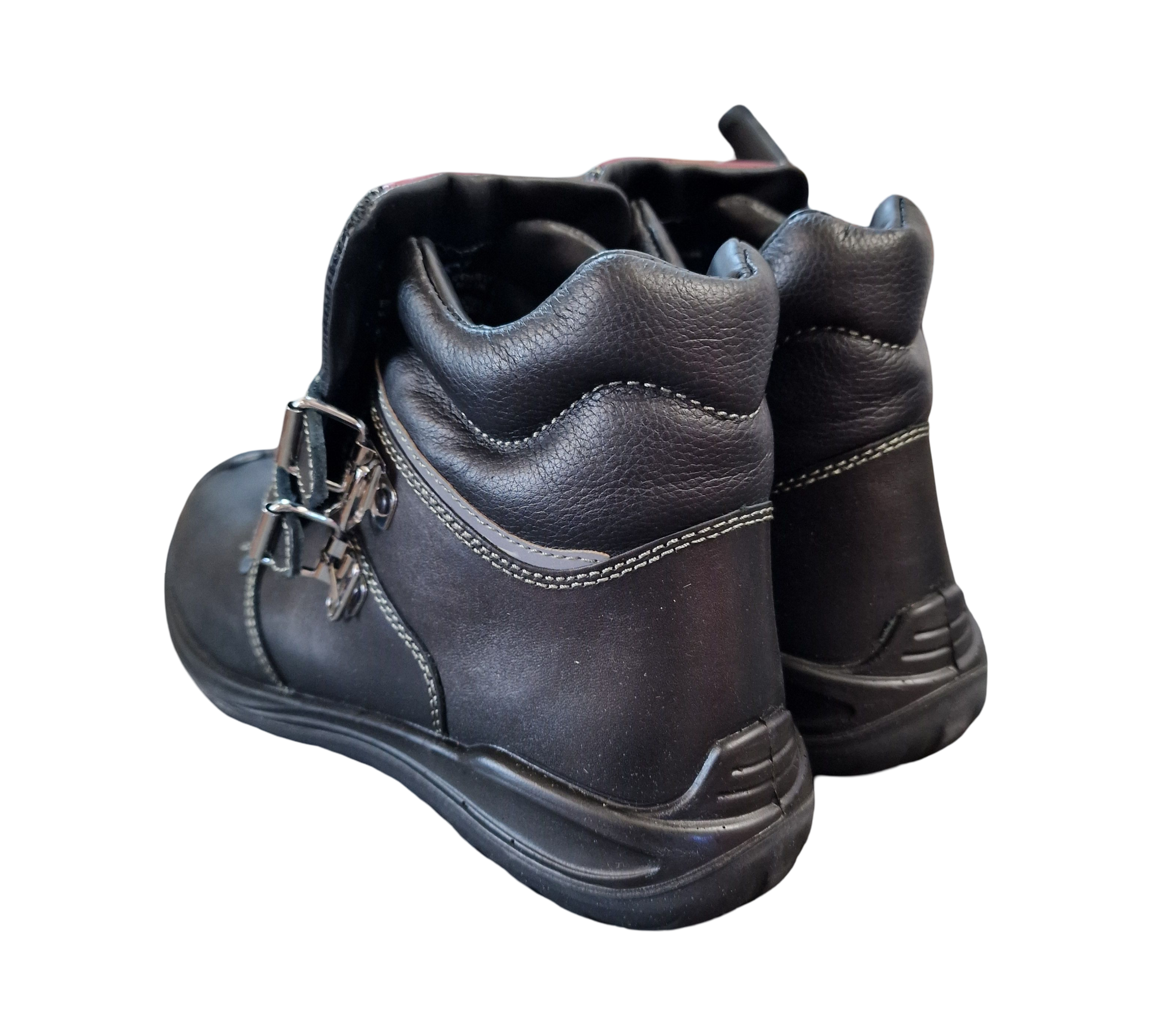 ELTEN ANDERSON S3 HI Men's Safety Boots, Size 44, Black/Red