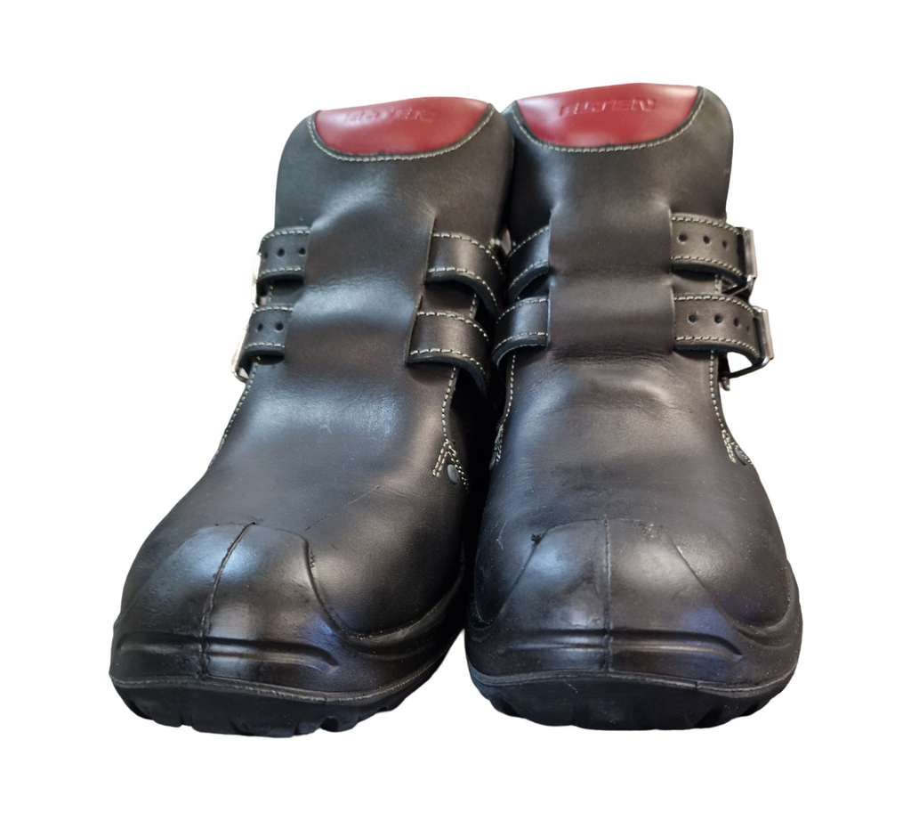 ELTEN ANDERSON S3 HI Men's Safety Boots, Size 44, Black/Red