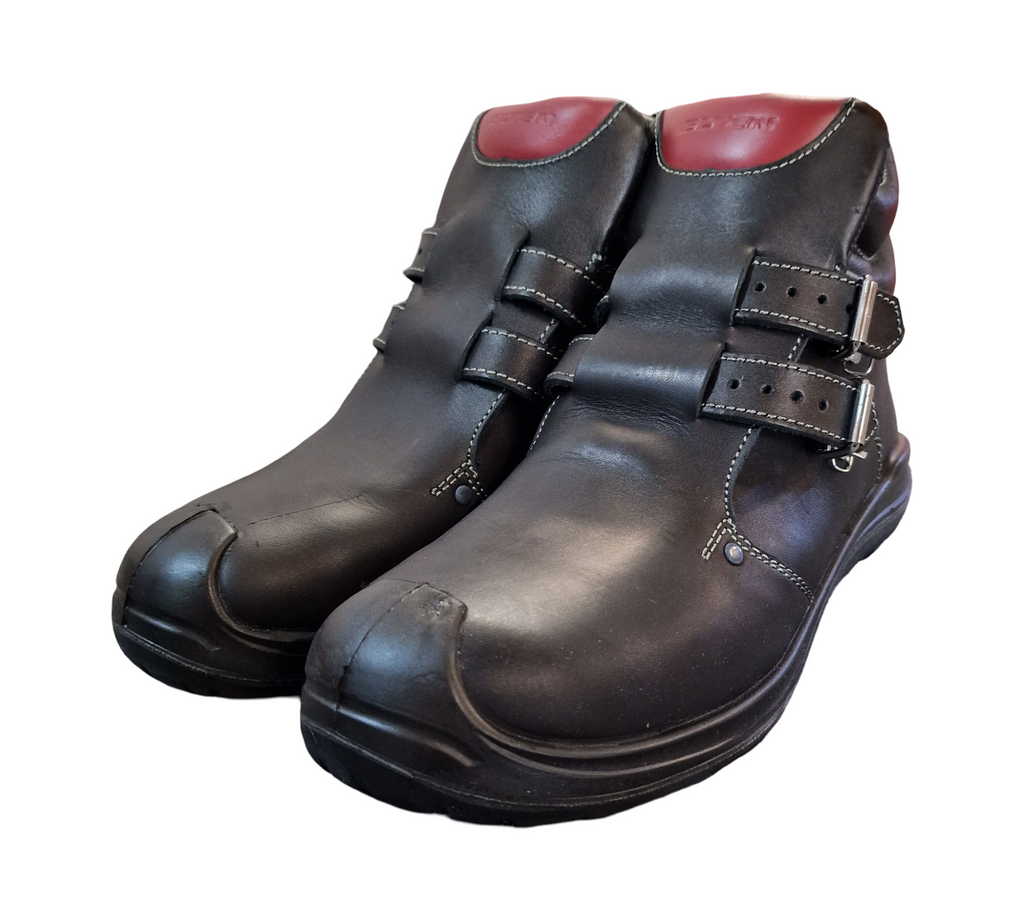 ELTEN ANDERSON S3 HI Men's Safety Boots, Size 44, Black/Red