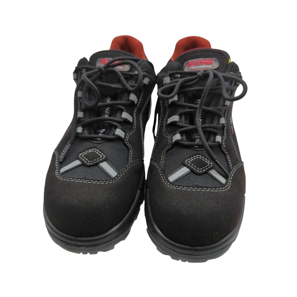 ELTEN SENEX Work Shoes ESD S2 Textile Safety Shoes Size 40 Black Red