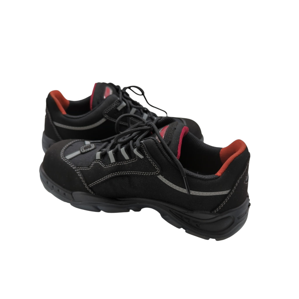 ELTEN SENEX Work Shoes ESD S2 Textile Safety Shoes Size 40 Black Red