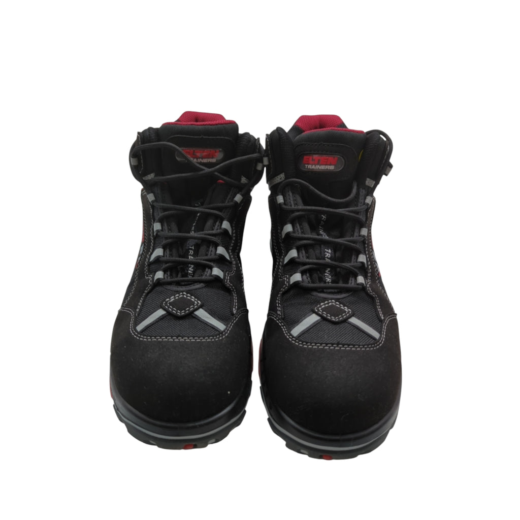 ELTEN Sander ESD S3S Safety Shoes Unisex Size 42 Black/Red