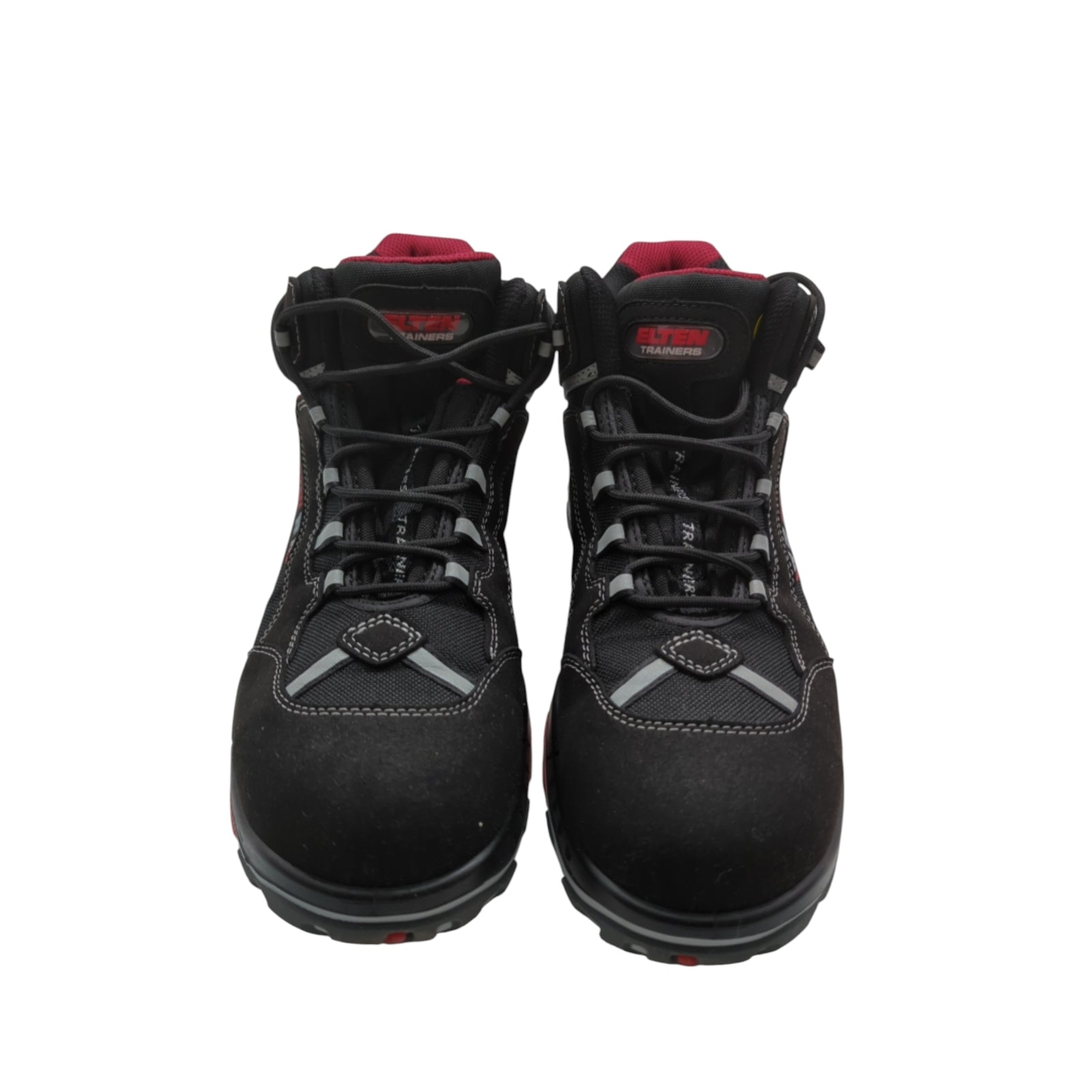 ELTEN Sander ESD S3S Safety Shoes Unisex Size 42 Black/Red