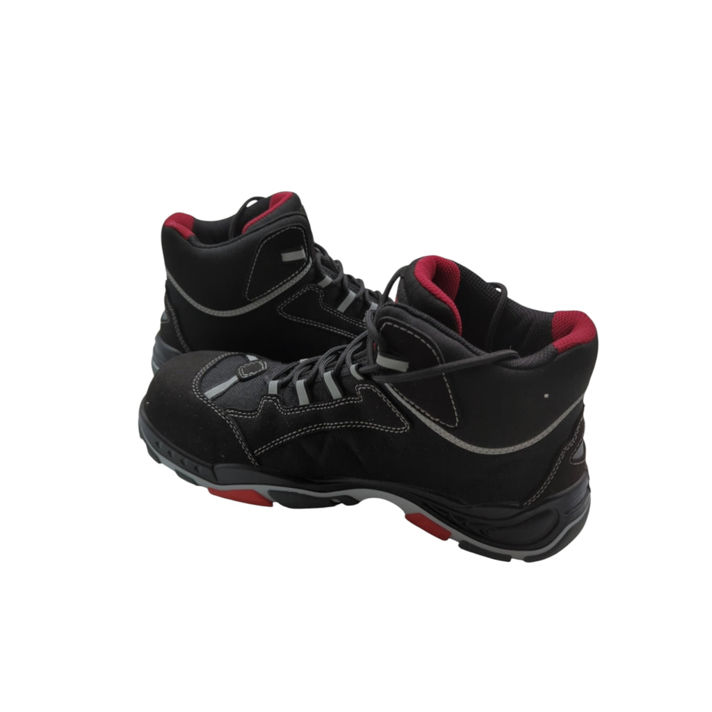 ELTEN Sander ESD S3S Safety Shoes Unisex Size 42 Black/Red