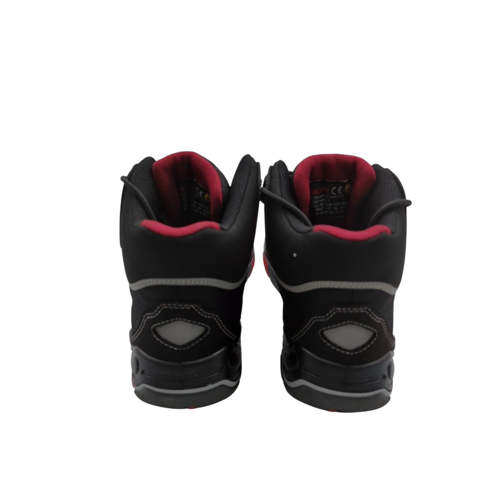 ELTEN Sander ESD S3S Safety Shoes Unisex Size 42 Black/Red