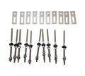 Offgridtec Hanger Bolts M10x200 Stainless Steel 10 pcs Adapter Plate EPDM