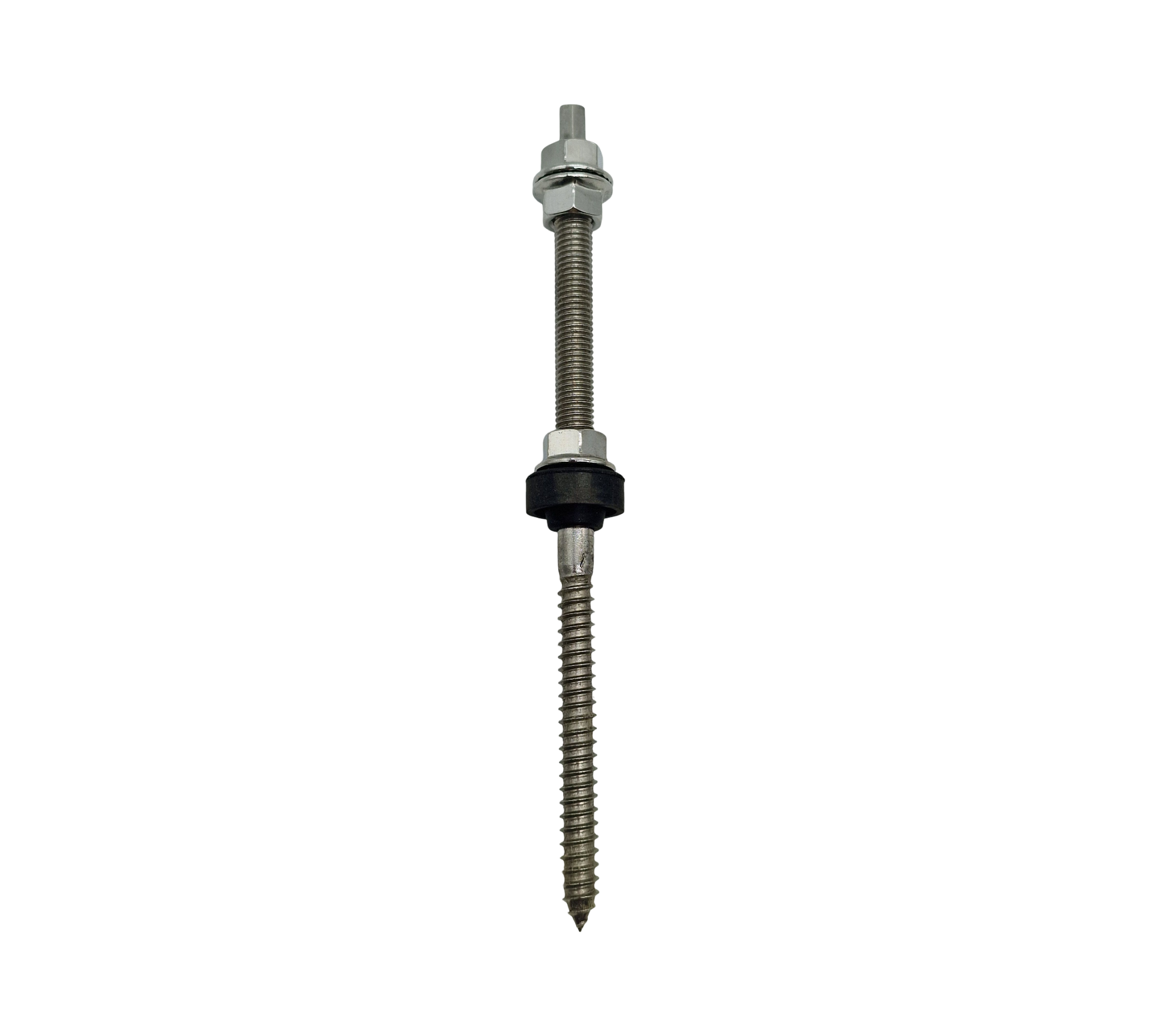 Offgridtec Hanger Bolts M10x200 Stainless Steel 10 pcs Adapter Plate EPDM