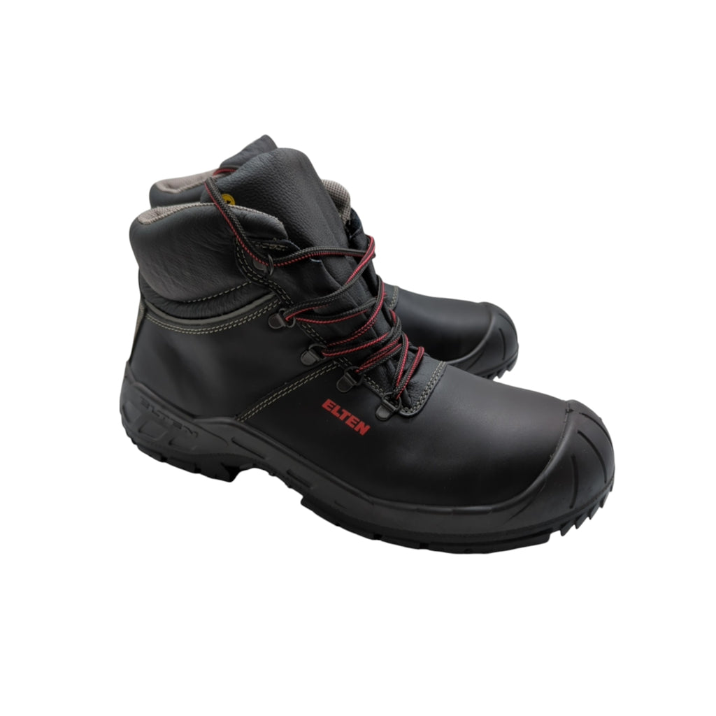 ELTEN Renzo XXW Mid ESD S3 Sicherheitsstiefel Unisex Gr. 48 Schwarz
