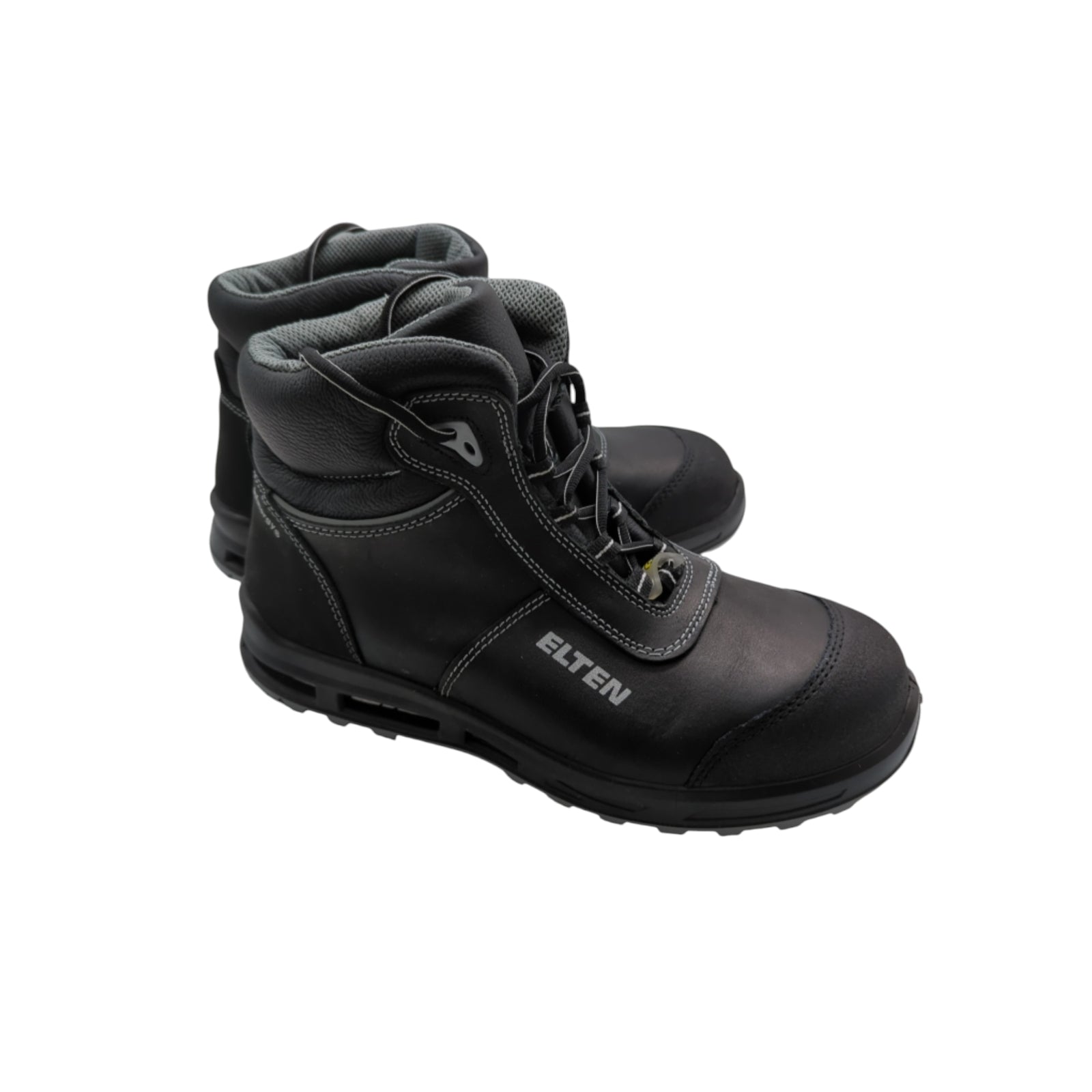 ELTEN Reaction XXT Mid ESD S3 Sicherheitsstiefel Unisex Gr. 41 Schwarz/Grau