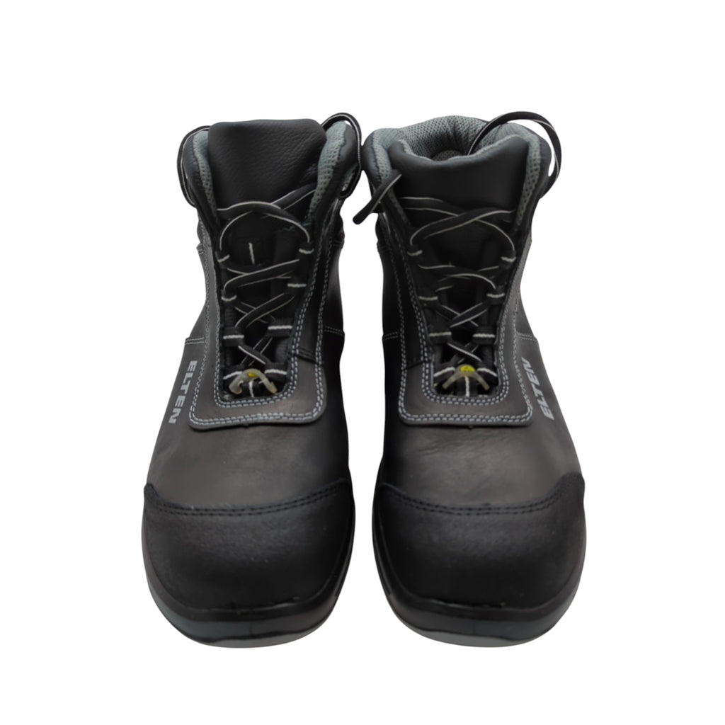 ELTEN Reaction XXT Mid ESD S3 Sicherheitsstiefel Unisex Gr. 41 Schwarz/Grau