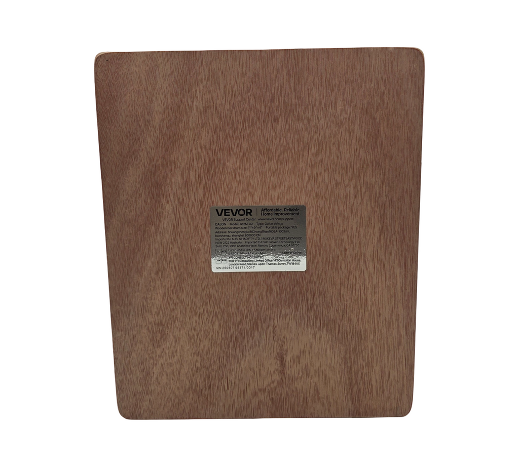 VEVOR Cajon Kistentrommel Holz Percussion mit Gitarrensaiten Tasche