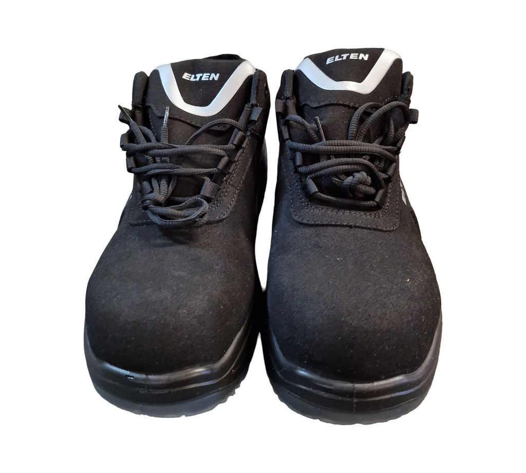 ELTEN MILOW Low ESD S2 Sicherheitsschuhe Herren Kunststoffkappe Gr. 45 Schwarz