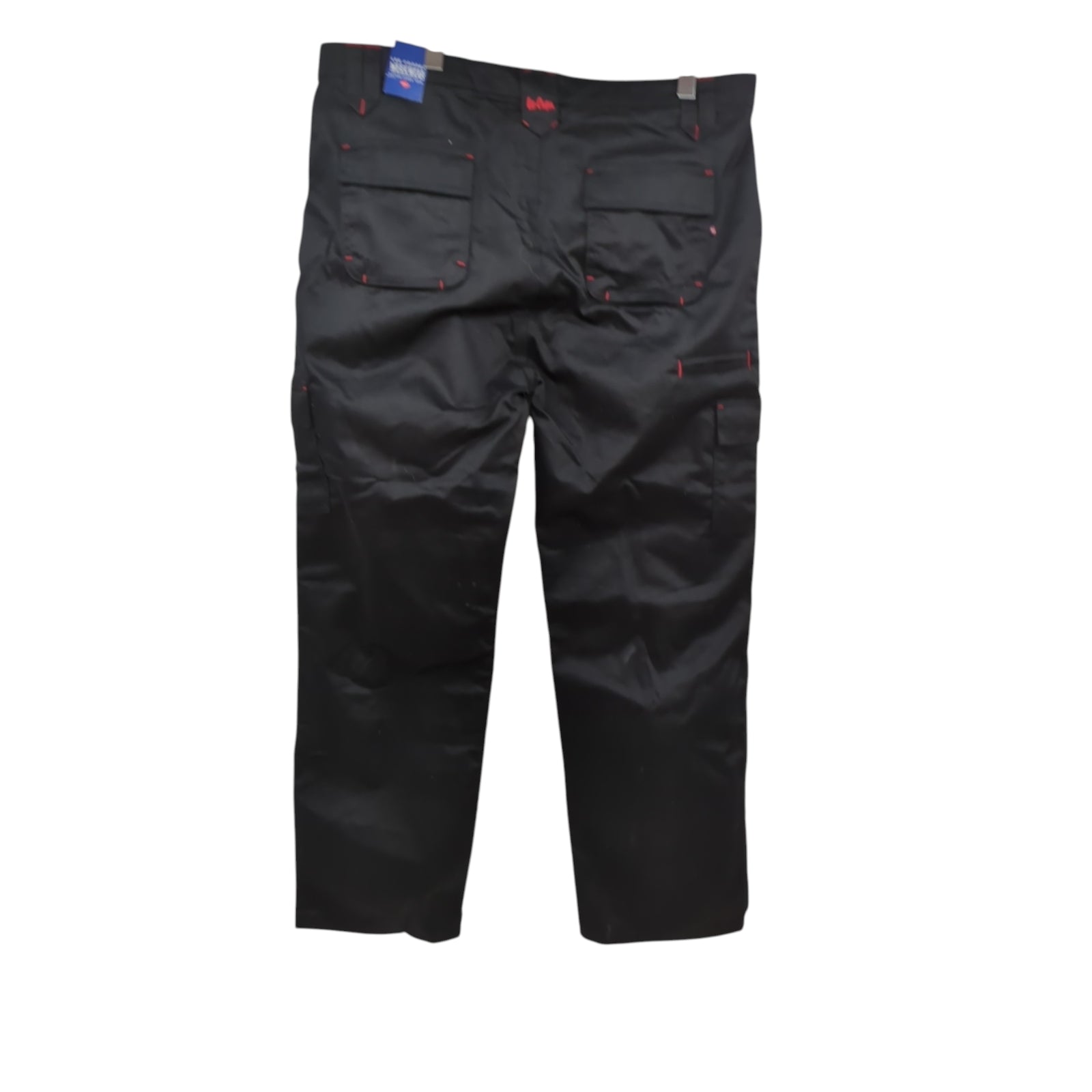 Lee Cooper LCPNT206 Herren Cargo-Arbeitshose Kniepolster 42W/33L Schwarz