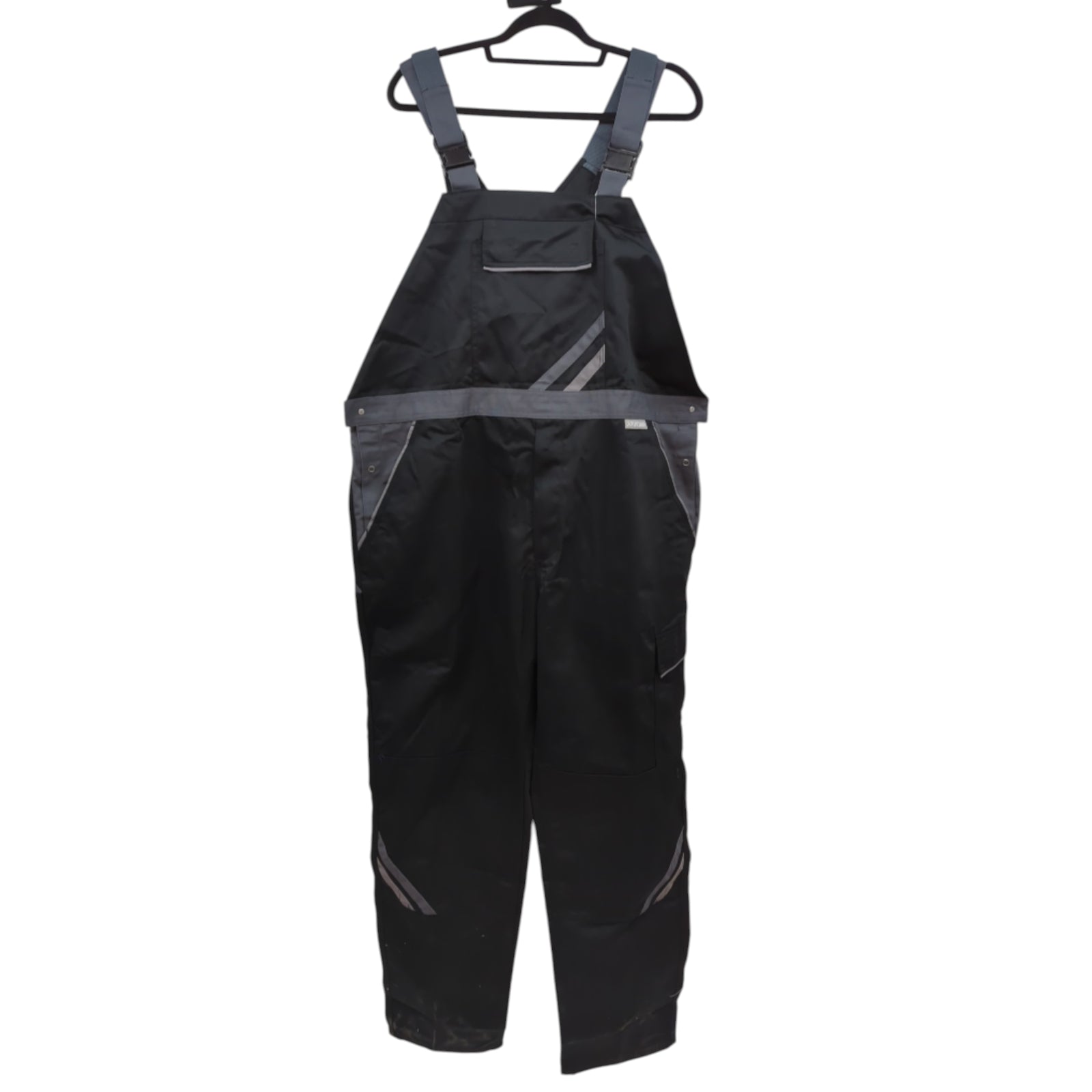 Planam Highline 2712 Bib and Brace Overalls Work Overalls Size 62 Black/Slate/Zinc