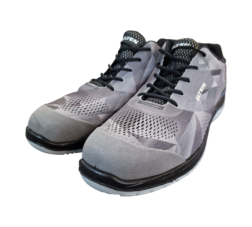 ELTEN LANDON Grey Low ESD S1 Safety Shoes Men's Size 44 Grey