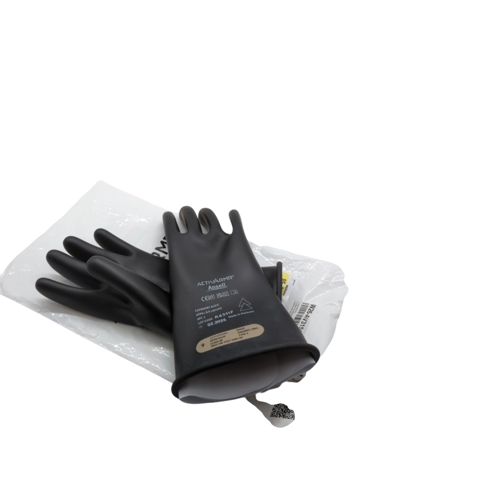 Ansell ActivArmr Elektriker-Schutzhandschuhe Klasse 00 500V Gr. 9