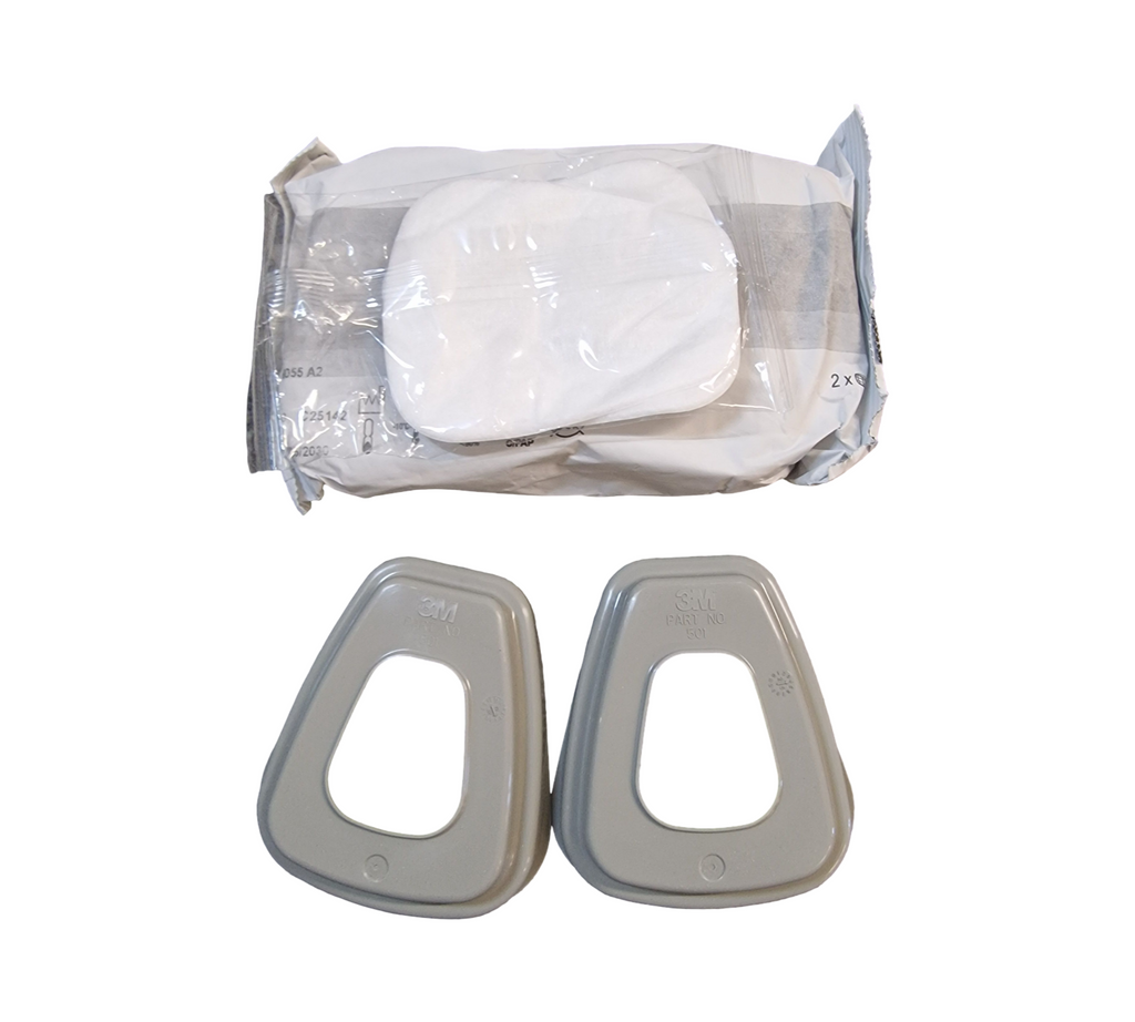 3M 6002 A2P2 Atemschutzmaske Lackiermaske Unisex Einheitsgröße Grau