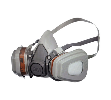 3M 6002 A2P2 Atemschutzmaske Lackiermaske Unisex Einheitsgröße Grau