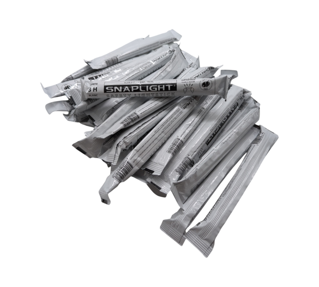 Cyalume SnapLight Light Stick 15 cm 8 Hours White 100 Pack