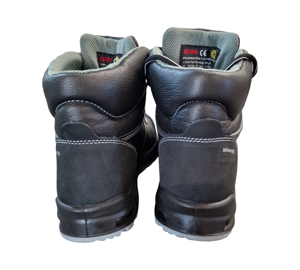 ELTEN Reaction XXT Mid ESD S3 Sicherheitsstiefel Gr. 43 Schwarz/Grau