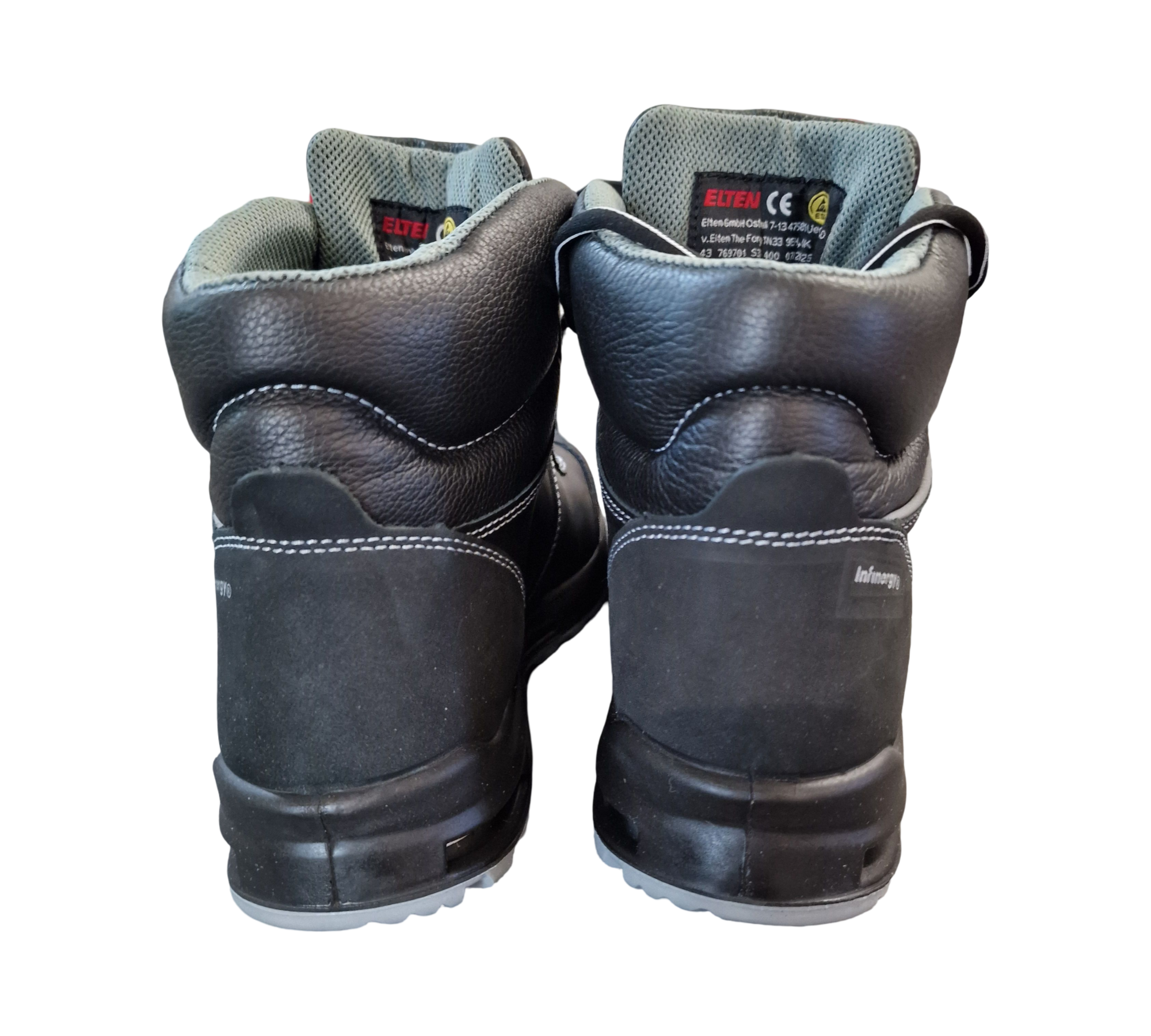 ELTEN Reaction XXT Mid ESD S3 Sicherheitsstiefel Gr. 43 Schwarz/Grau
