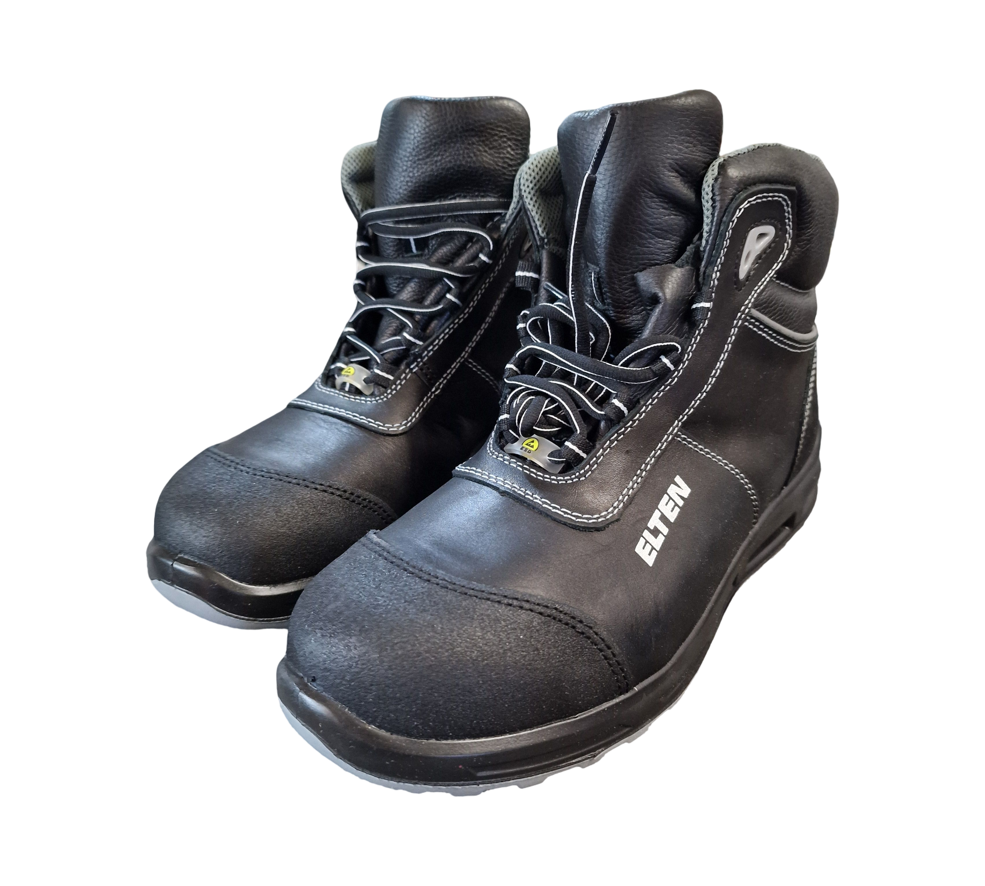 ELTEN Reaction XXT Mid ESD S3 Sicherheitsstiefel Gr. 43 Schwarz/Grau