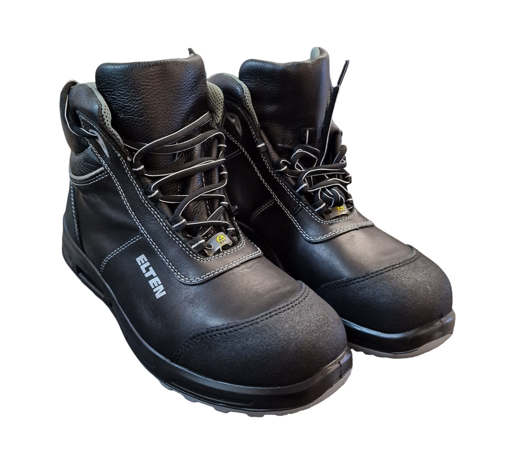 ELTEN Reaction XXT Mid ESD S3 Sicherheitsstiefel Gr. 43 Schwarz/Grau