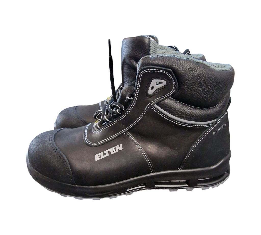 ELTEN Reaction XXT Mid ESD S3 Sicherheitsstiefel Gr. 43 Schwarz/Grau
