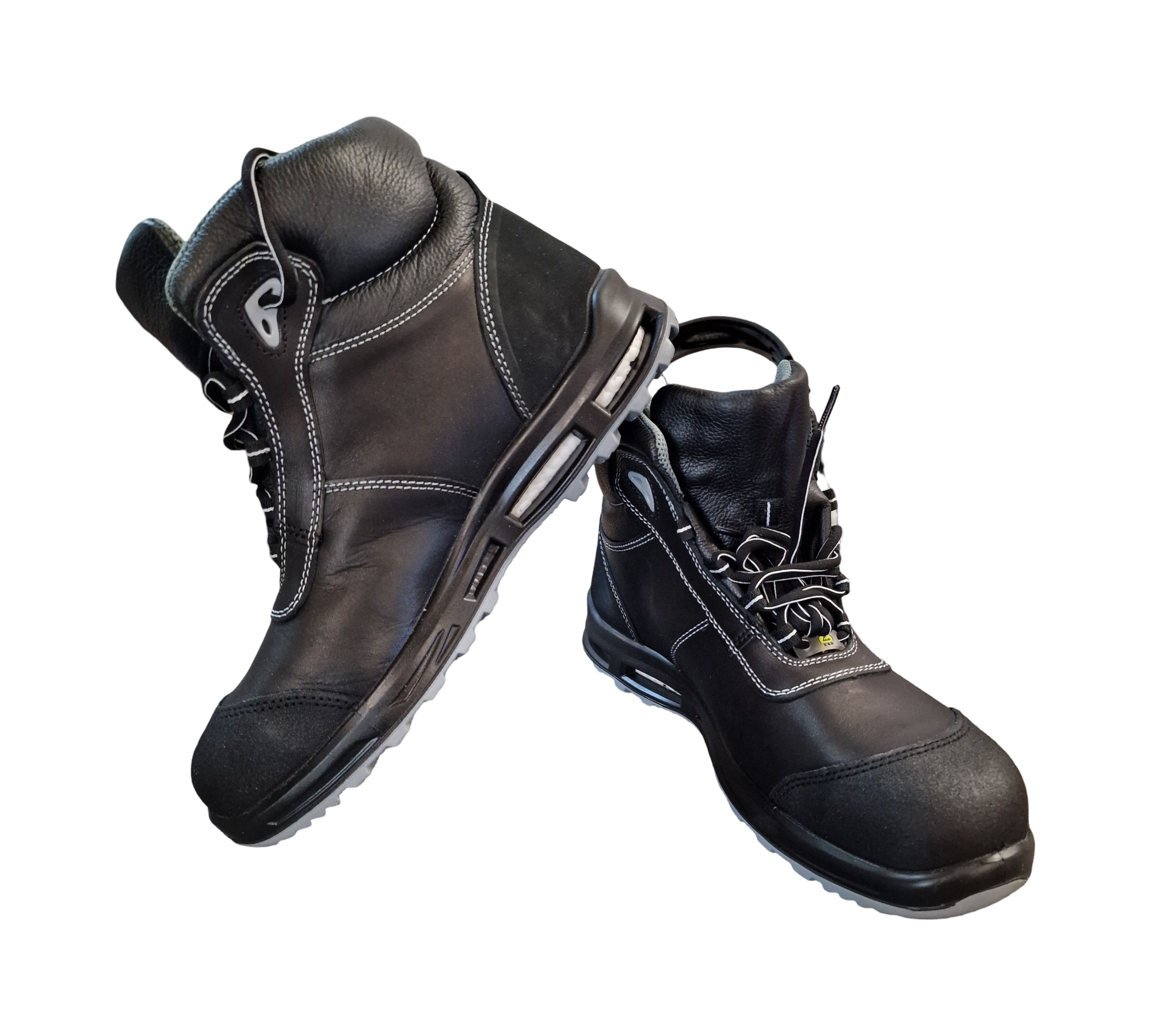 ELTEN Reaction XXT Mid ESD S3 Sicherheitsstiefel Gr. 43 Schwarz/Grau
