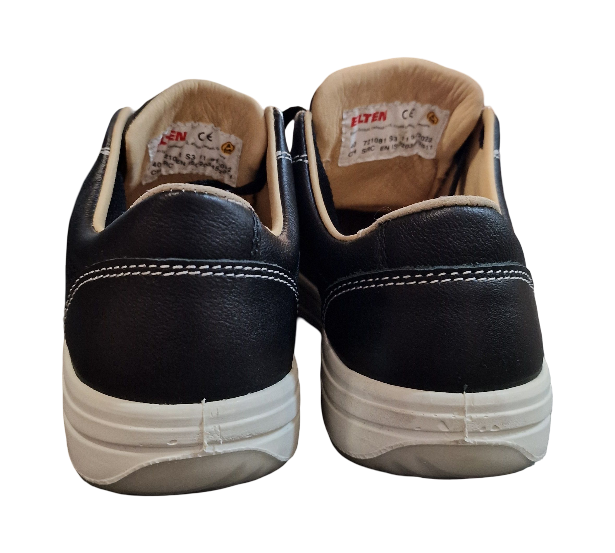 ELTEN Shadow Low ESD S3 Sicherheitsschuhe Unisex Stahlkappe Gr. 40 Schwarz