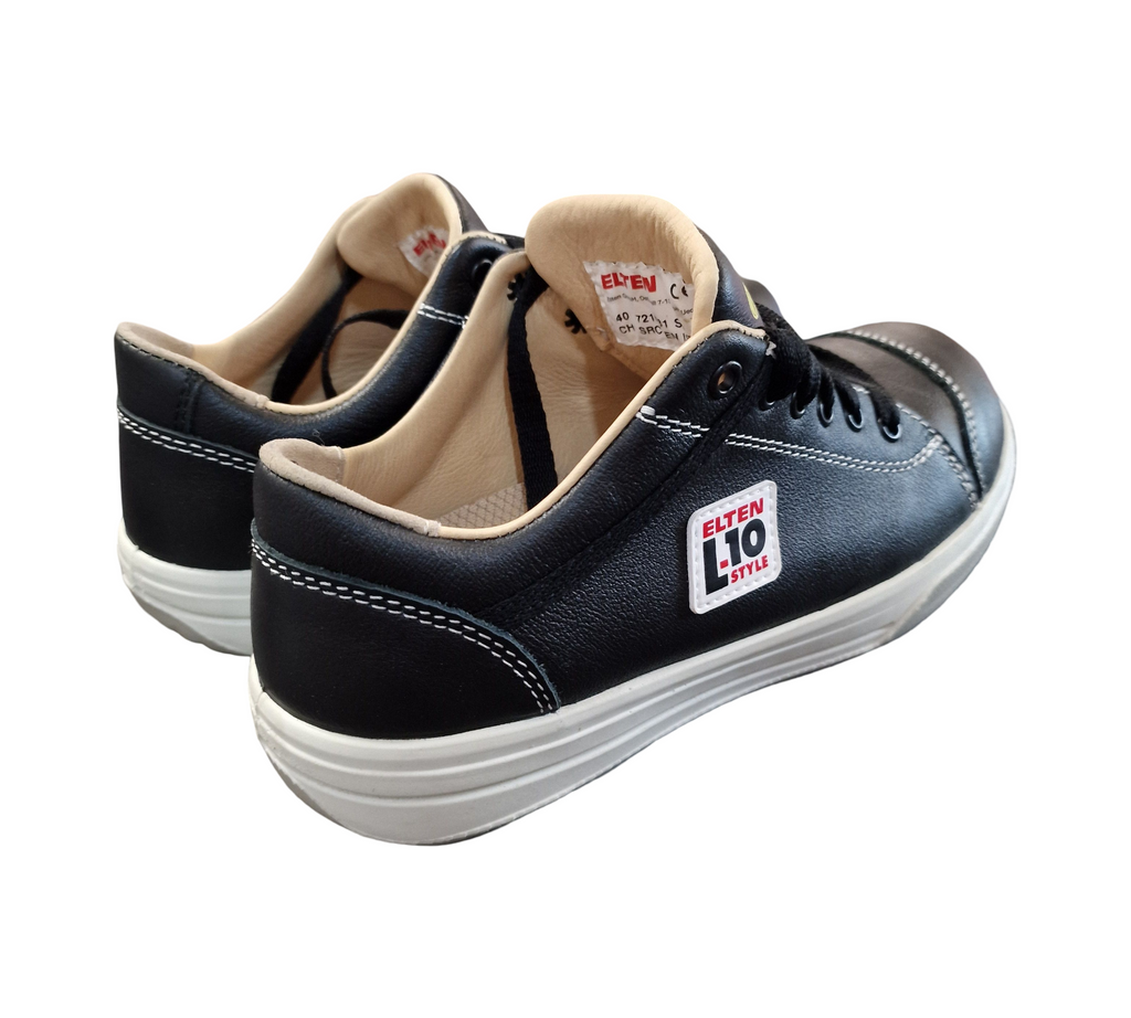 ELTEN Shadow Low ESD S3 Sicherheitsschuhe Unisex Stahlkappe Gr. 40 Schwarz