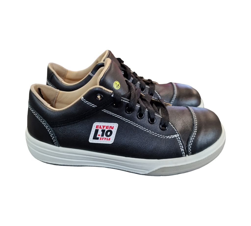 ELTEN Shadow Low ESD S3 Sicherheitsschuhe Unisex Stahlkappe Gr. 40 Schwarz