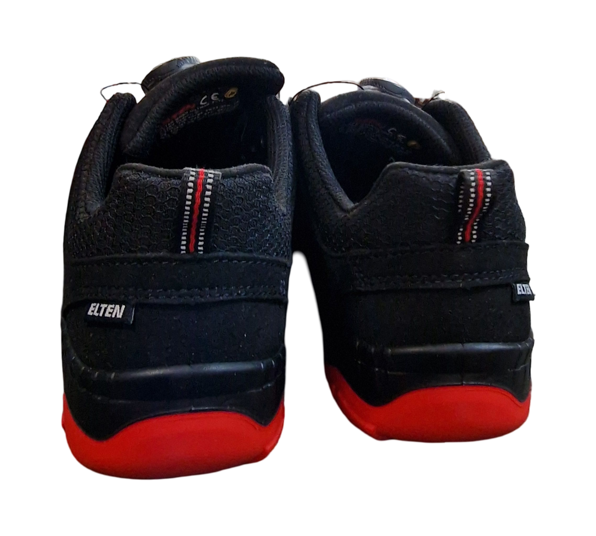 ELTEN MADDOX BOA Black-Red Low ESD S3 Sicherheitsschuhe Gr. 39 Schwarz/Rot