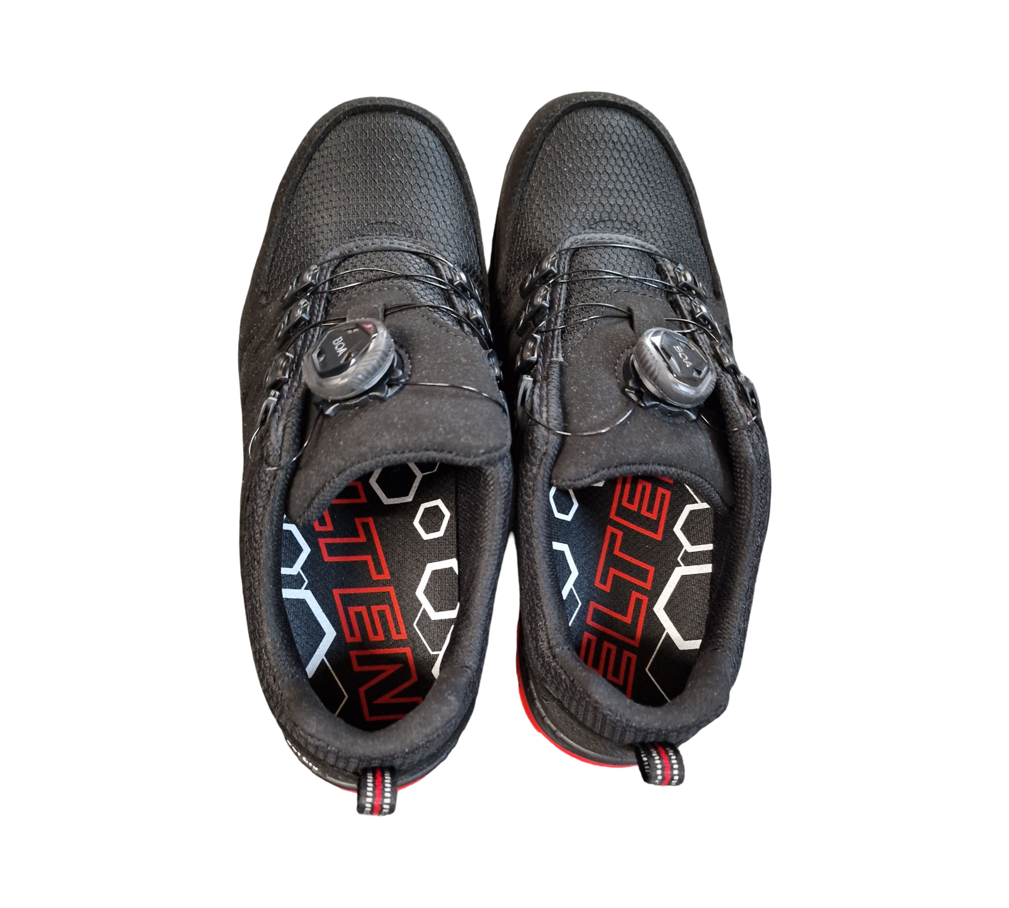 ELTEN MADDOX BOA Black-Red Low ESD S3 Sicherheitsschuhe Gr. 39 Schwarz/Rot