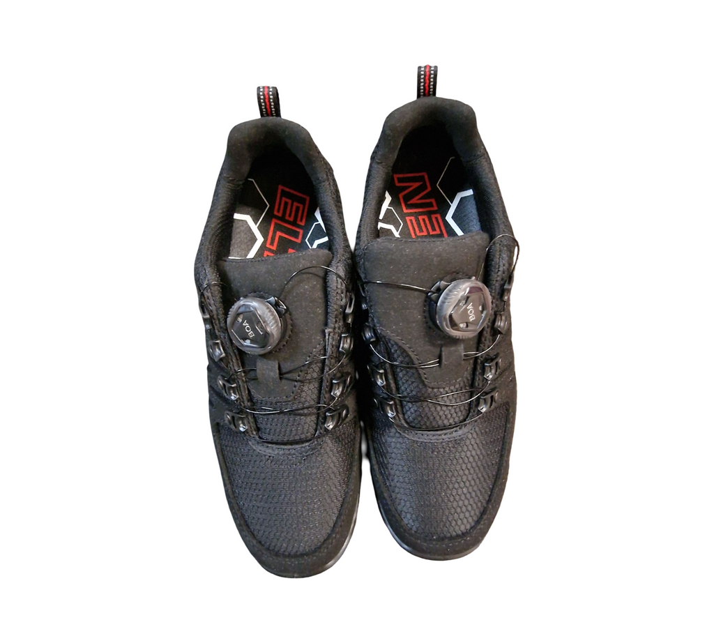 ELTEN MADDOX BOA Black-Red Low ESD S3 Sicherheitsschuhe Gr. 39 Schwarz/Rot