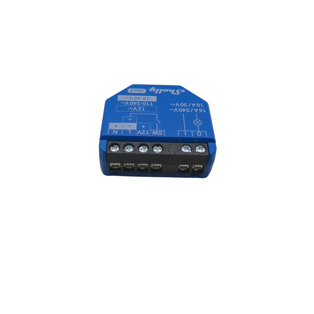 Shelly 1 Gen3 Smart Relais 1 Kanal 16A potentialfrei