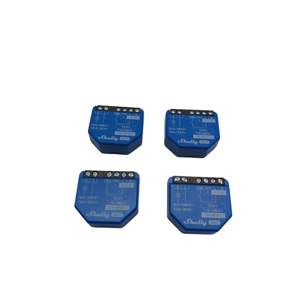 Shelly 1 Gen3 Smart Relais 1 Kanal 16A potentialfrei