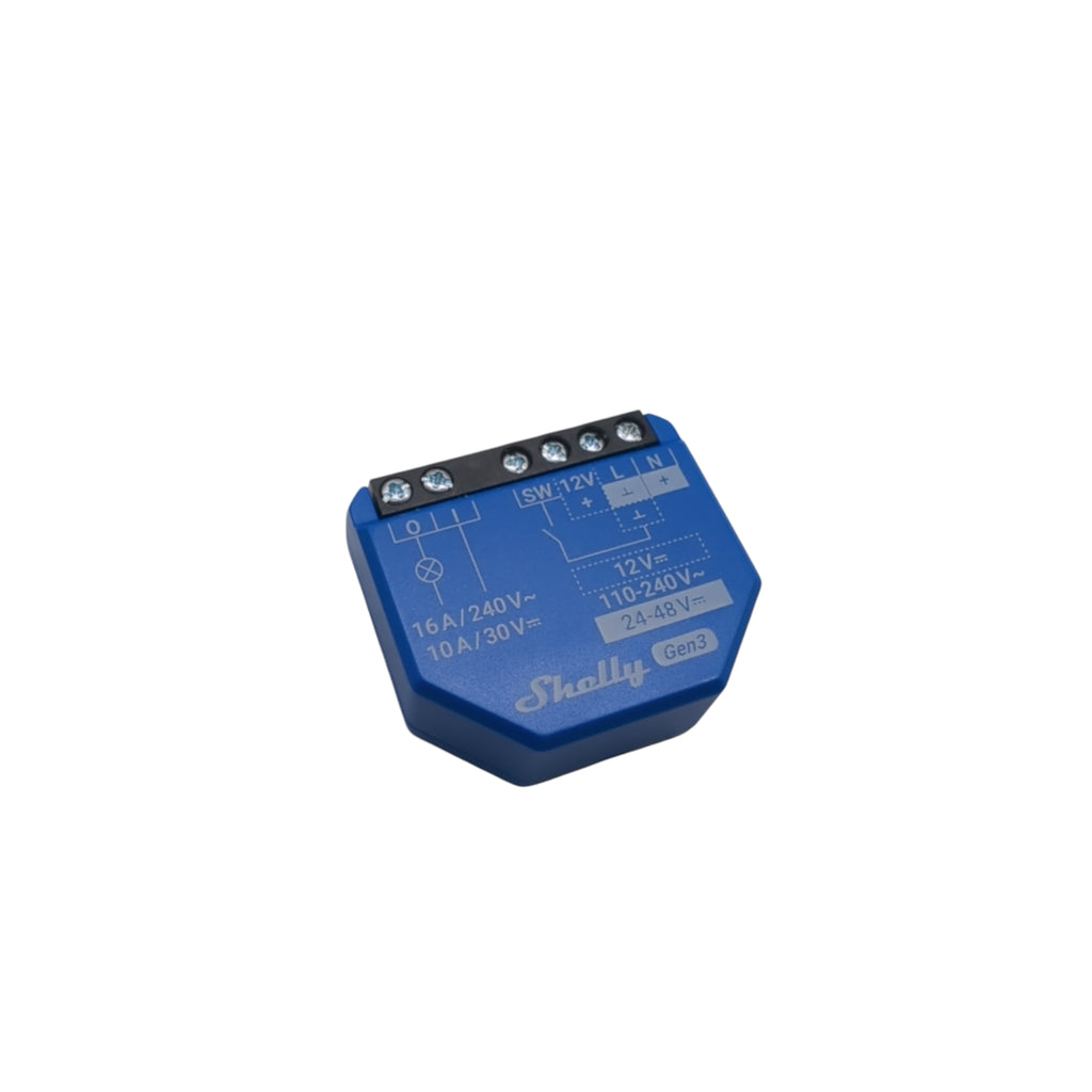 Shelly 1 Gen3 Smart Relais 1 Kanal 16A potentialfrei