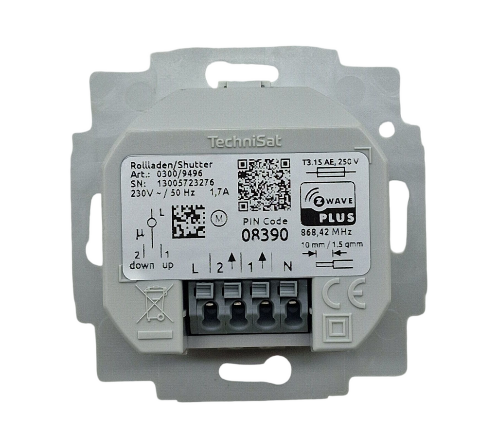 TechniSat Smart Home Serienschalter-Einsatz Z-Wave Plus Unterputz
