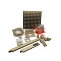 VEVOR Duscharmatur Regenduschsystem 305 mm Duschkopf Gebürstet Gold