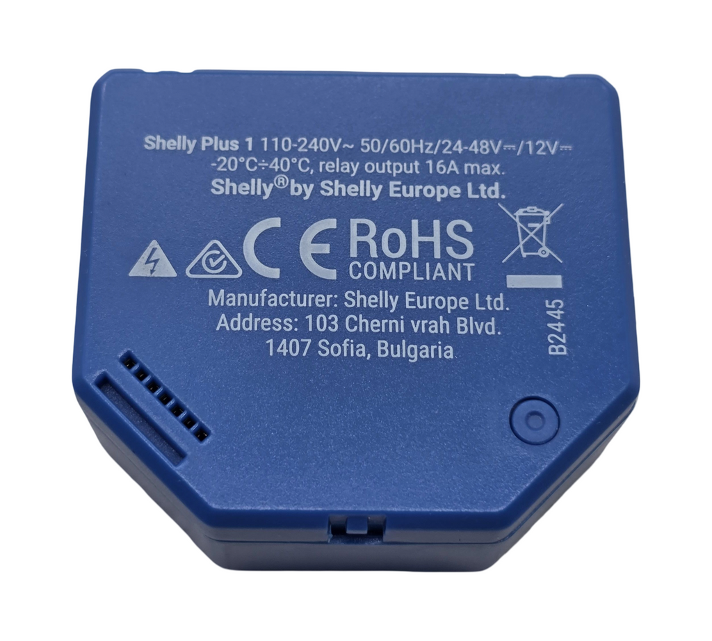 Shelly Plus 1 WiFi Switch, 4-pack