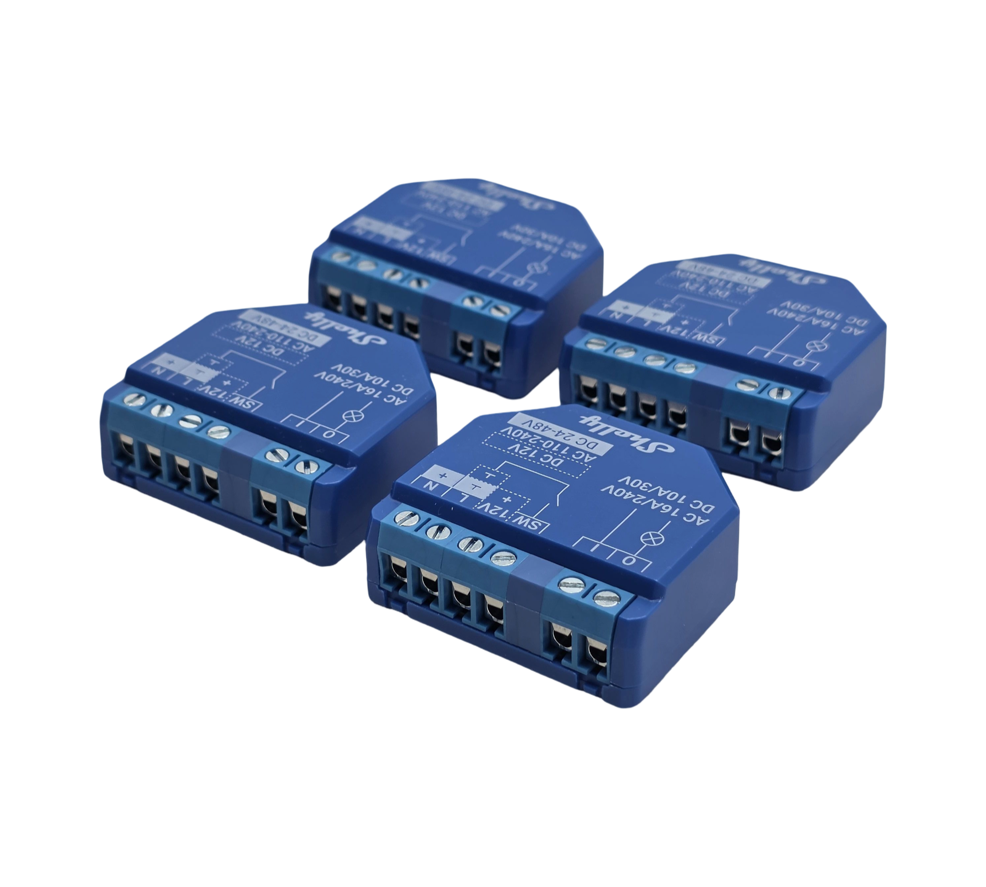 Shelly Plus 1 WiFi Switch, 4-pack