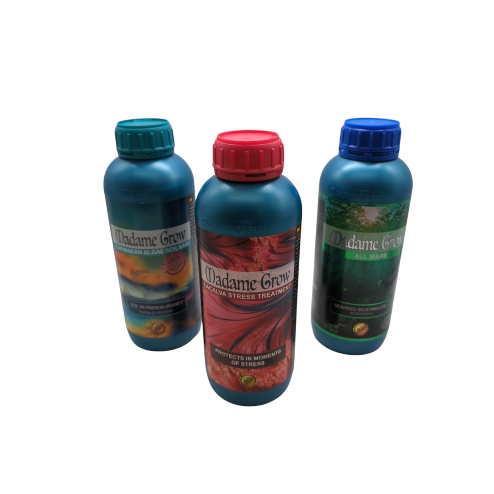 Madame Grow Flüssigdünger Pflanzendünger Wachstum Dünger 3 x 1L