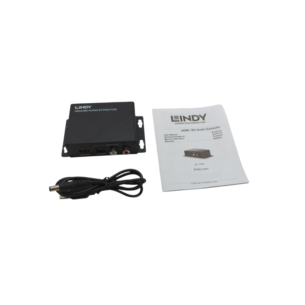 LINDY 38361 HDMI 18G Audio-Extractor