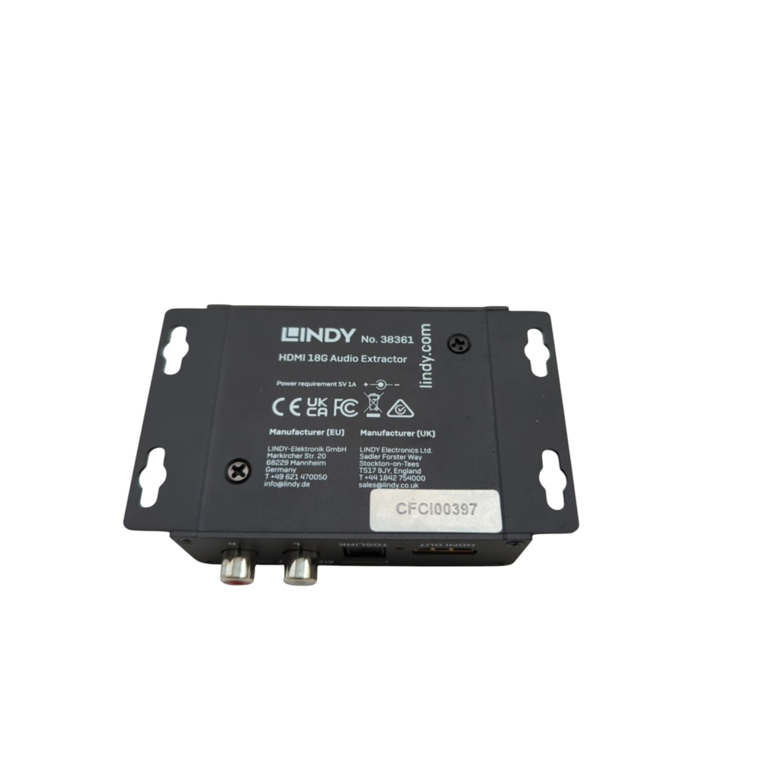 LINDY 38361 HDMI 18G Audio-Extractor