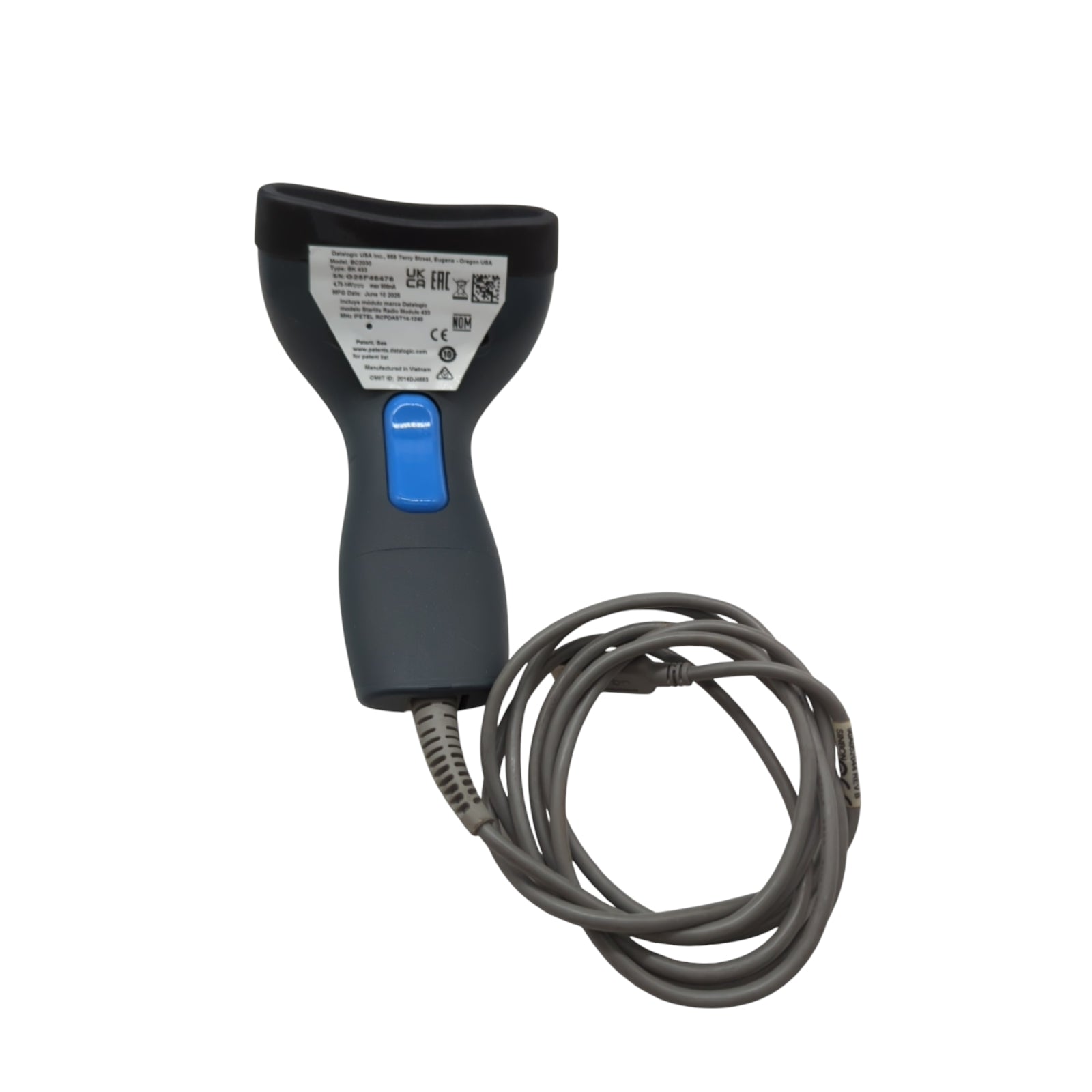 Datalogic QuickScan Mobile QM2131 Handheld Barcode Scanner 1D CCD Black - Barcode Reader (1D, CCD, 400 reads/sec, 0 - 45°, 0 - 65°, 0 - 70°)