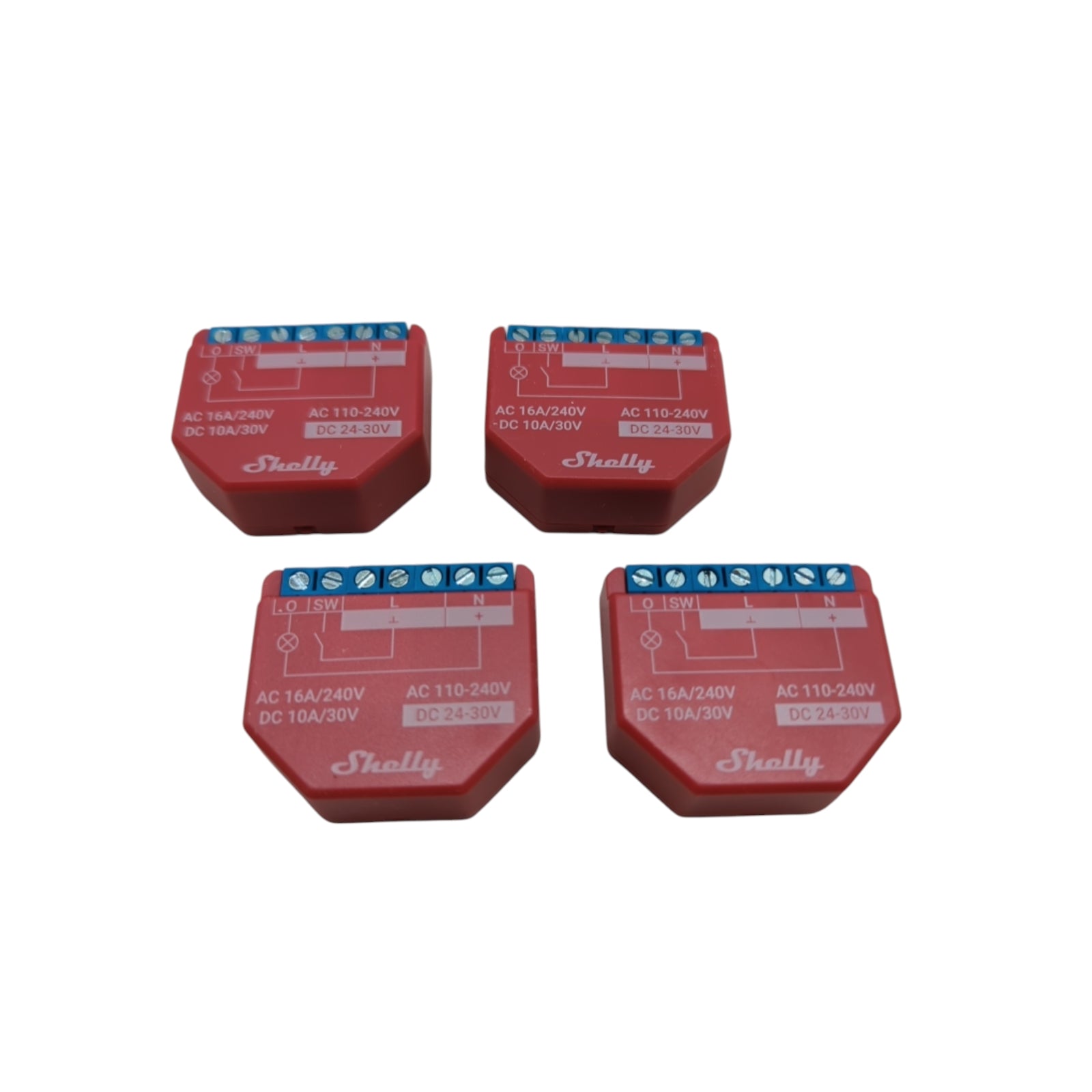 Shelly Plus 1 PM 4er-Pack